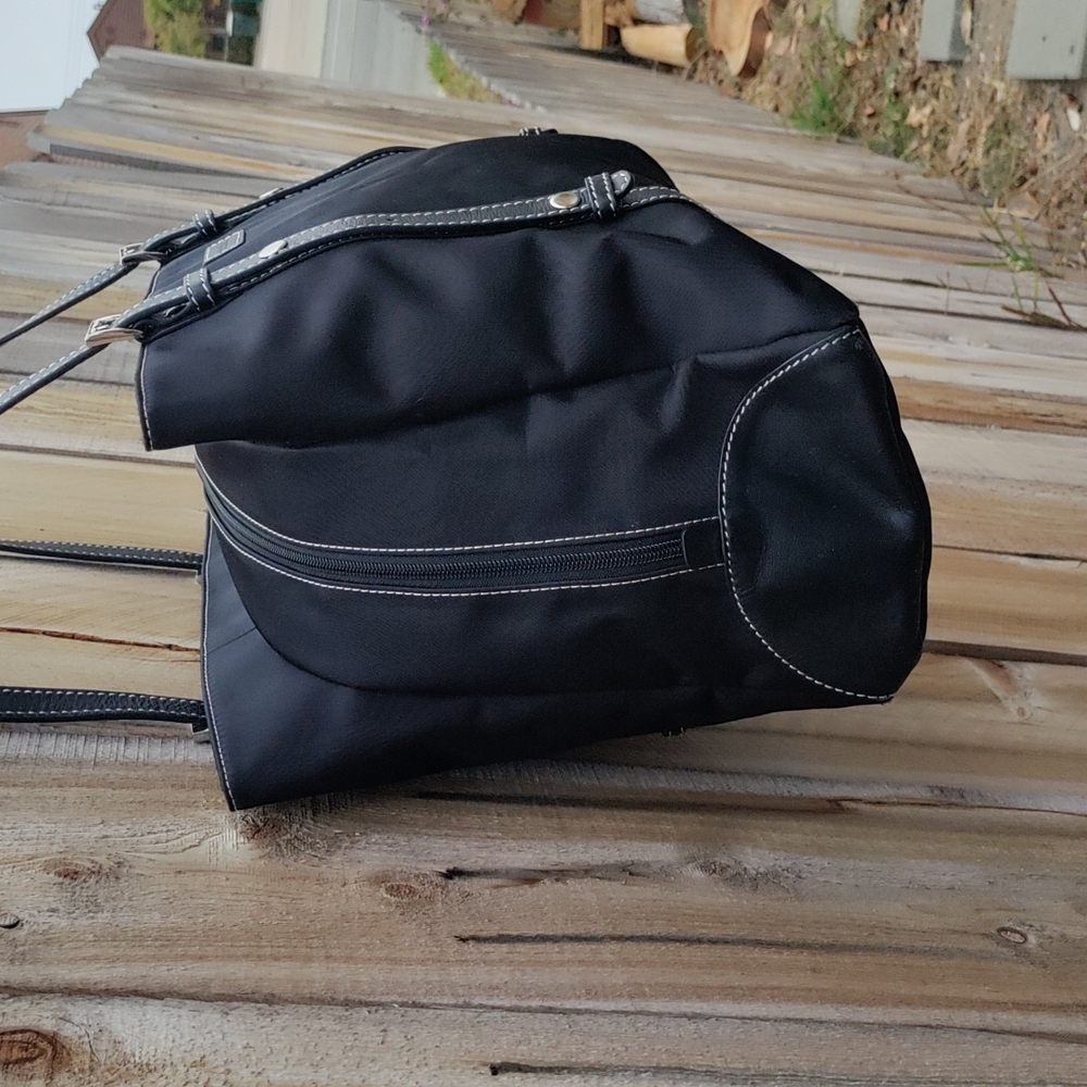 Stork Sak London black diaper bag - Picture 8 of 12